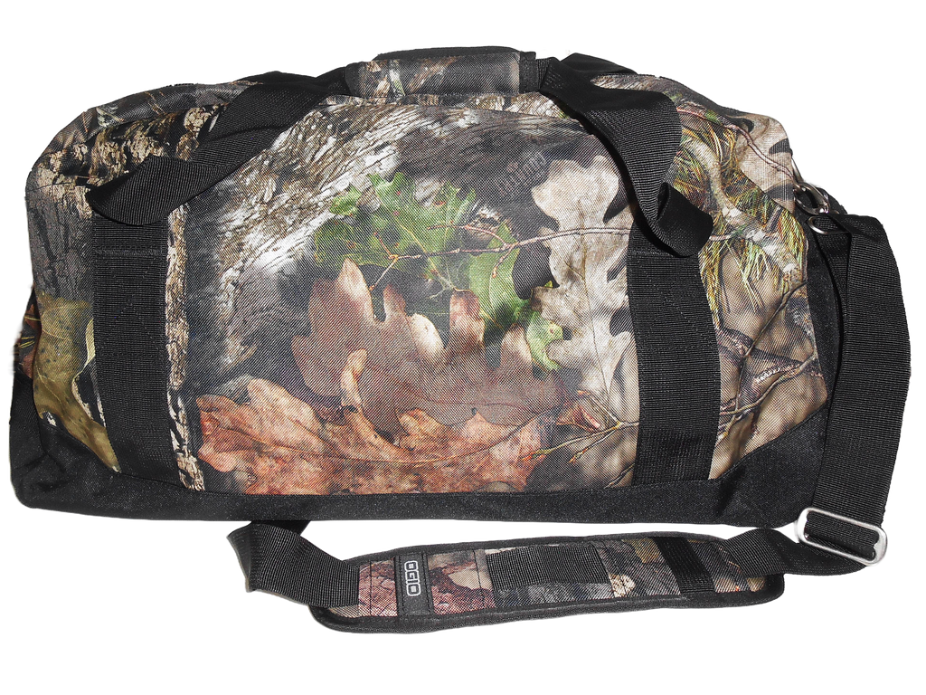 MHGC Deer Logo Mossy Oak Camo Duffle Bag – Mountain Hollow Game Calls