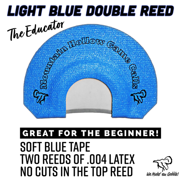 Light Blue Double Reed – Mountain Hollow Game Calls